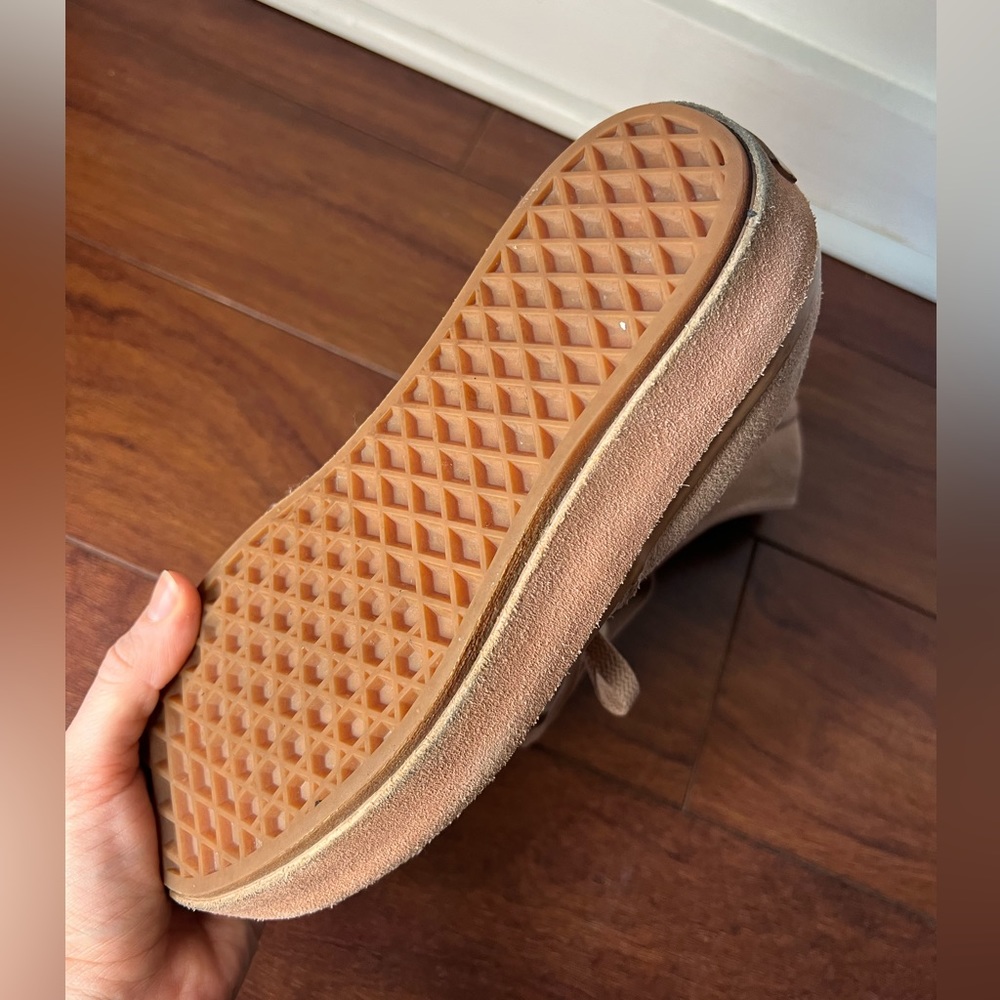 Vans authentic platform 2.0 suede outsole evening sand/muted clay skate shoe EUC - Picture 5 of 11